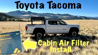 Toyota Tacoma Cabin Air Filter Install in Under One Minute  shorts [upl. by Irrabaj474]