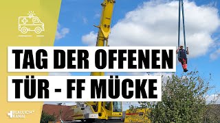 Große Blaulichtmeile beim Tag der offenen Tür der Feuerwehr Mücke [upl. by Alesig]