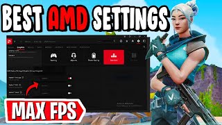 BEST AMD Radeon Settings 2024🔥  AMD Radeon Settings for GAMING✔️ [upl. by Rebmit]