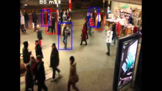 People detection with haar cascade at 13 FPS in Opencv 3 [upl. by Nyllij]