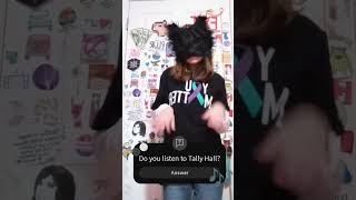 I luv tally hall 😋 tallyhall catmask dinosaurmask kandi silly [upl. by Adlih]