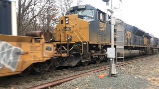 Csx Intermodal with 5500 and 8904 a ST70AH [upl. by Demmahum]