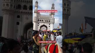 Bahot Khoobsoorat nazara Charminar ka shortsfeed viralvideo viralshorts youtubeshorts ytshorts [upl. by Nedlog414]