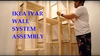 IKEA IVAR System Shelves Full Assembly and Review [upl. by Frey312]