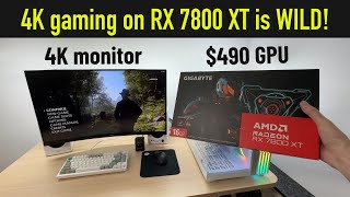 Can the RX 7800 XT Handle 4K Gaming Testing the Limits [upl. by Zingg775]