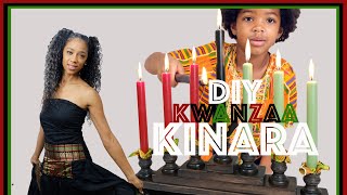 DIY Kinara KWANZAA CRAFT Kwanzaa Symbols [upl. by Adekam368]