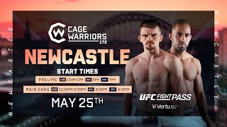 Cage Warriors 172 Prelims  Main Card is LIVE at 1230pm PT on UFC FIGHT PASS [upl. by Yehudit]