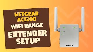 Netgear ac1200 wifi range extender setup [upl. by Chu]