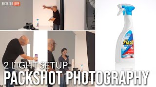 White Background Packshots with 2 Lights 💡💡 [upl. by Lleze284]