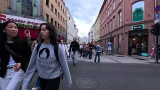 OSLO NORWAY Summer Day In Oslo City Walking Tour 4K60ftp from City center to Opera House [upl. by Baudoin]