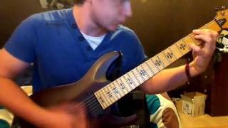 Torn Between Scylla and Charybdis HD  Trivium Guitar Cover Solos Included [upl. by Tarttan]