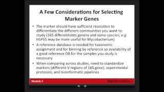 Analysis of Metagenomic Data Marker Gene Based Analysis [upl. by Annerol]