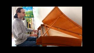 Bach Goldberg Variations  Aria John Moraitis spinet [upl. by Nylarat]