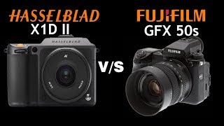 Hasselblad X1D Mark ii vs Fujifilm GFX 50s  Quick Camera comparison [upl. by Marco]