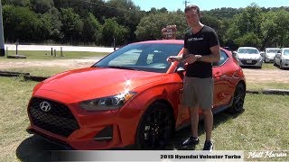 Review 2019 Hyundai Veloster Turbo Manual  Auto  Still Quirky More Sporty [upl. by Thomasina]