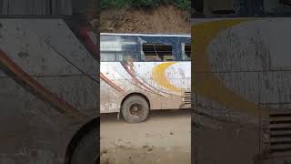 Nepali Volvo bus accident in world most biggest landslide in nepal [upl. by Kampmann638]