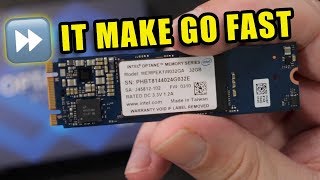 It Makes Your PC Faster… MUCH Faster  Intel Optane Memory Test [upl. by Eitsyrk]