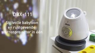 Alecto DBX111 DECT Babyfoon met projector [upl. by Atrim538]