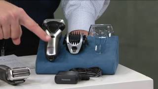 Panasonic Mens 3 Blade Wet  Dry Electric Shaver and Trimmer on QVC [upl. by Yrohcaz323]