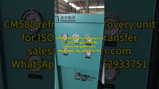 25HP refrigerant recovery unit ac charging station R32 R134a ISO tank gas recovery charging machine [upl. by Anayeek920]