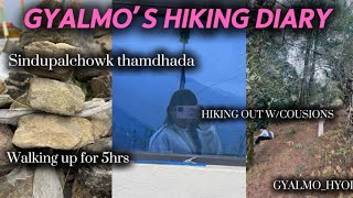 Gyalmo’s hiking dairy NATURE Hiking  Sindupalchowk Thamdhada Cousions  traveling vlog [upl. by Joan]