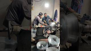 Skills of stainless steel large bowl shorts utensils incredible [upl. by Dnomaid]