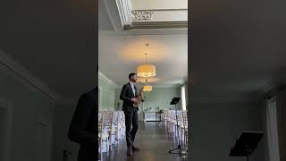 Make You Feel My Love  Adele  James Sax at Morden Hall London weddingceremony wedding [upl. by Kristianson121]