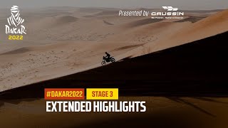 Extended highlights of the day presented by Gaussin  Stage 3  Dakar2022 [upl. by Annoyk624]