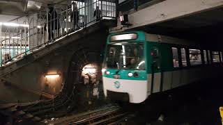 Métro Ligne 7  lArrivée dun MF77 à la station Gare de lEst qui a pour destination La Courneuve [upl. by Cook]