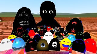 NEW Angry MUNCI Family CHASING ME in MAZE  Nicos Nextbots Garrys Mod [upl. by Orelle]