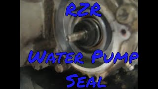 Polaris water pump seal install [upl. by Abla]