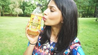 DIY Apple Cider Vinegar Face toner for Acne freeglowy skin only TWO Ingredients [upl. by Adnuhsar]