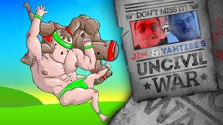 Mount Your Friends  Jim and Yahtzee Get Physical Uncivil War [upl. by Eilama663]