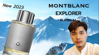 ใหม่ล่าสุด 2023 รีวิว MONT BLANC EXPLORER PLATINUM EDP [upl. by Ahsuat]