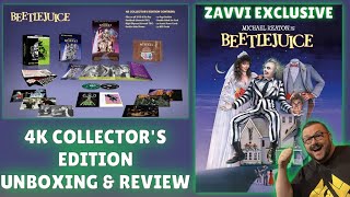 Beetlejuice 4K Collector’s Edition Zavvi Exclusive Review amp Unboxing [upl. by Nalniuq]