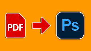 How to Edit PDF in Photoshop  The 5Minute Quick amp Easy Way to Edit PDF Files [upl. by Eanerb]