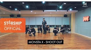 Dance Practice 몬스타엑스 MONSTA X  SHOOT OUT Stage costume ver FIX ver [upl. by Grefer]