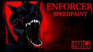 Deepwoken Enforcer SPEEDPAINT [upl. by Etnom]