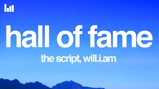 The Script  Hall of Fame Lyrics Ft ​william [upl. by Enwad]