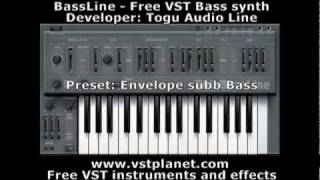 TALBassLine  Free VST bass synth  vstplanetcom [upl. by Brazee900]