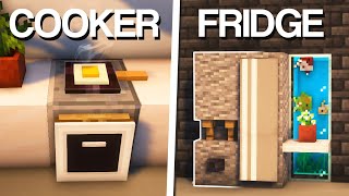 Minecraft 10 Kitchen Build Hacks amp Ideas [upl. by Roberto]