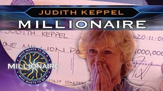 Historic Win By Judith Keppel  Who Wants To Be A Millionare [upl. by Lakim723]