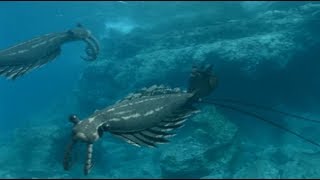 Walking with Monsters  Anomalocaris fight [upl. by Durston351]