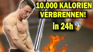 10000 KALORIEN IN 24 STUNDEN VERBRENNEN  Schaffe ich die heftigste Challenge meines Lebens [upl. by Bennie]