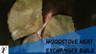 Woodstove Heat Exchanger Build Video 1 Hope This Works [upl. by Ygief]