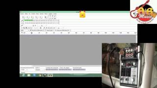 CONFIGURACION BEHRINGER Xenyx 302 USB con Audacity [upl. by Nnaharas]
