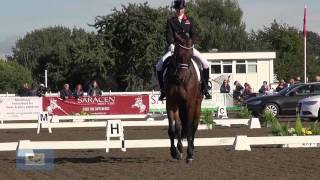 British Dressage Nationals 2013 Laura Tomlinson and Polar Bear [upl. by Golter]