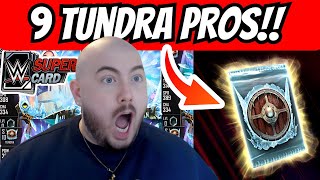 One Video 9 TUNDRA PROS NYD Shout outs  WWE Supercard [upl. by Yrellav]