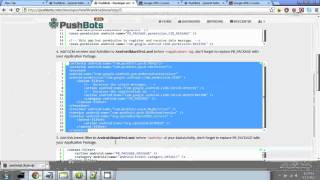 Send GCM Android Push Notifications in less than 7 mins with PushBots Tutorial [upl. by Farah]