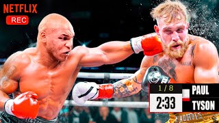 WOW KNOCKOUT 1 hour ago mike tyson vs jake paul full fight highlights  netflix 2024 [upl. by Smaoht]